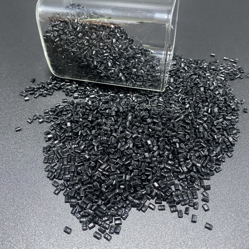 Op maat gemaakte fluoroplastics grondstoffen kleine pellets vorm zwart kleur industrieel