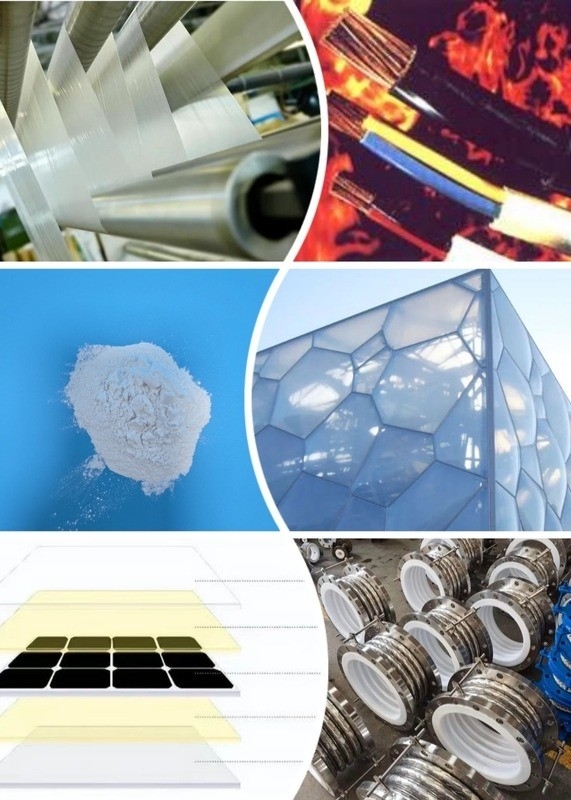 UV-bestendige transparante ETFE-pellets Granula voor schede draad / dunne film grondstoffen