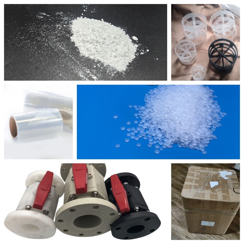 Op maat gemaakte kleur Fluoroplastics Raw Material Granules UV Resistant FDA Compliant