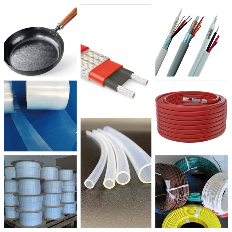 Op maat gemaakte kleur Fluoroplastics Raw Material Granules UV Resistant FDA Compliant